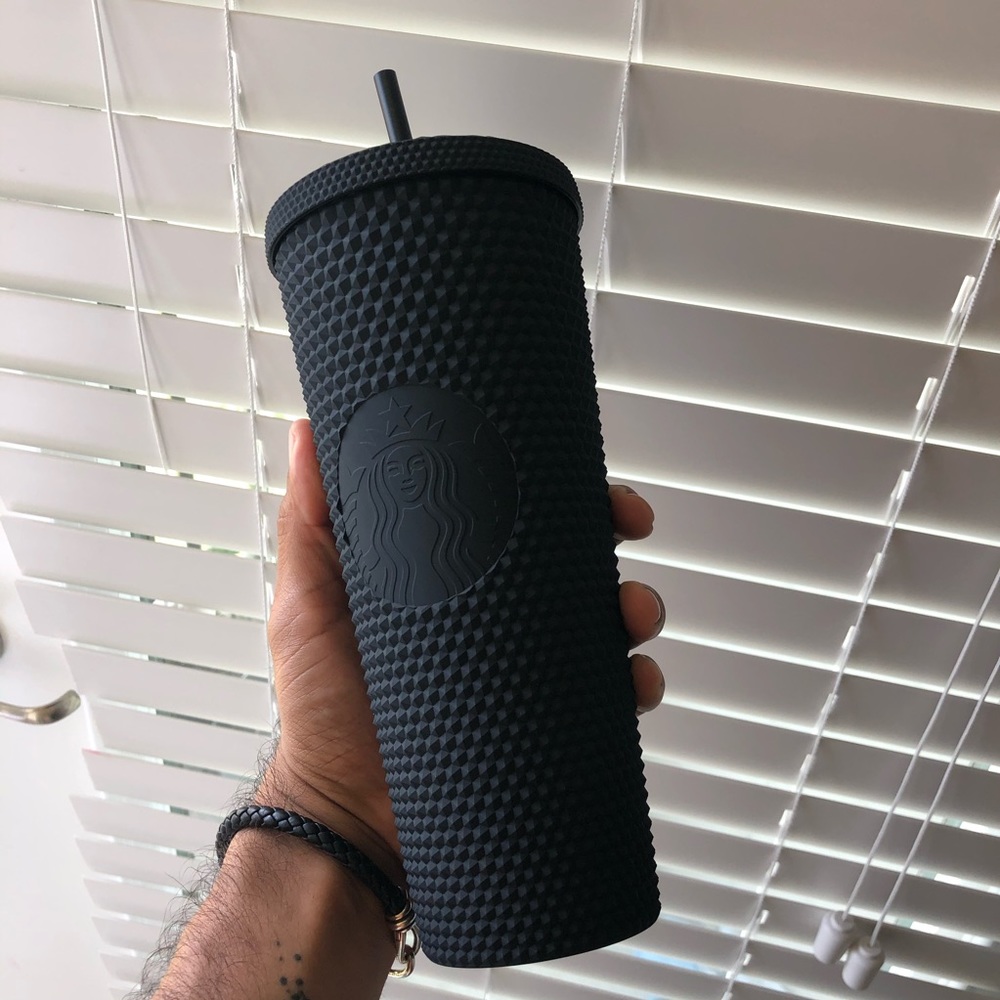 🖤 Starbucks Matte Black Studded Plastic Tumbler🖤 - Picture 7 of 7